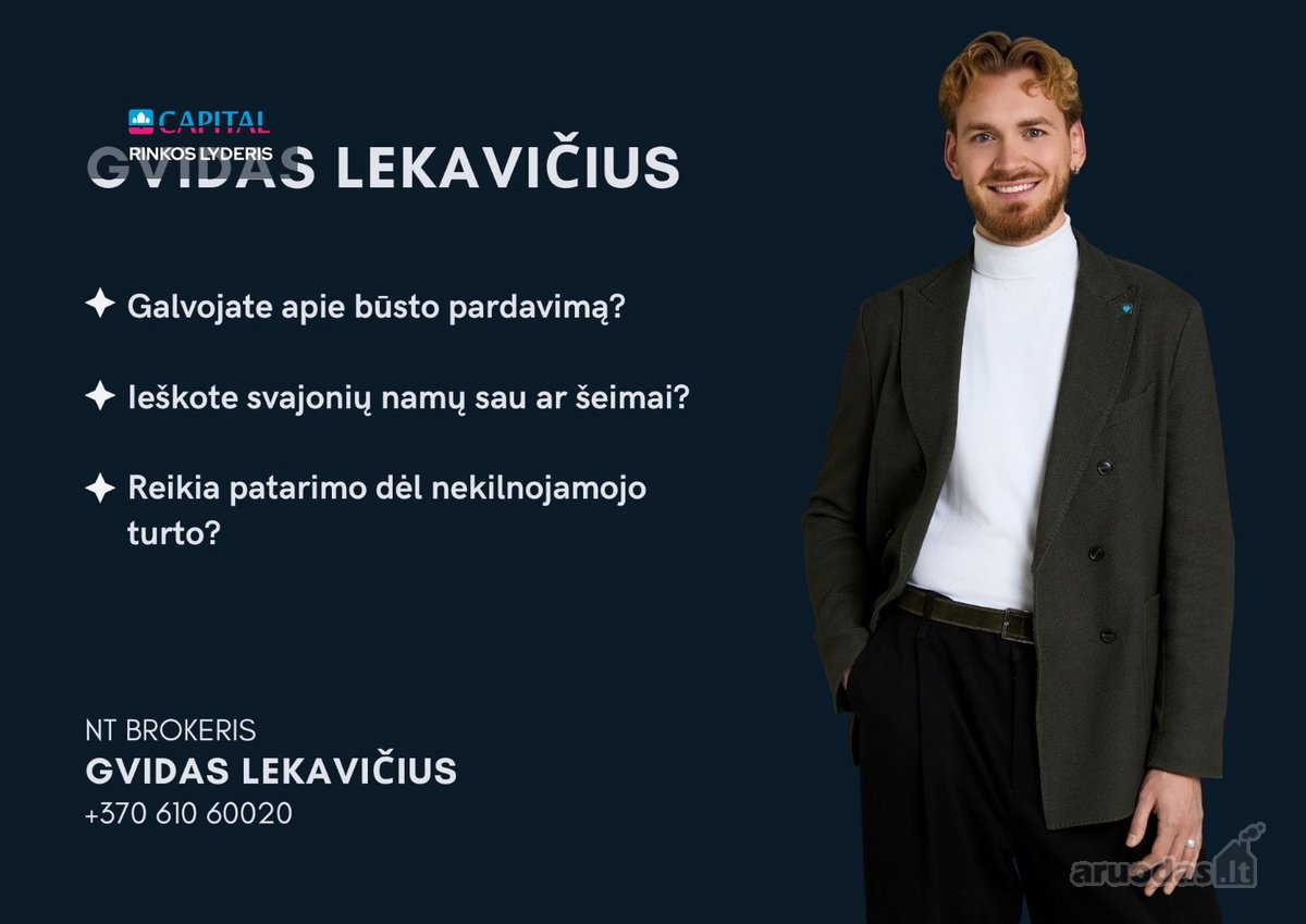 Nuomojamos Šviesiai Ir Funkcionaliai Įrengtos - nuotraukos Nr. 23
