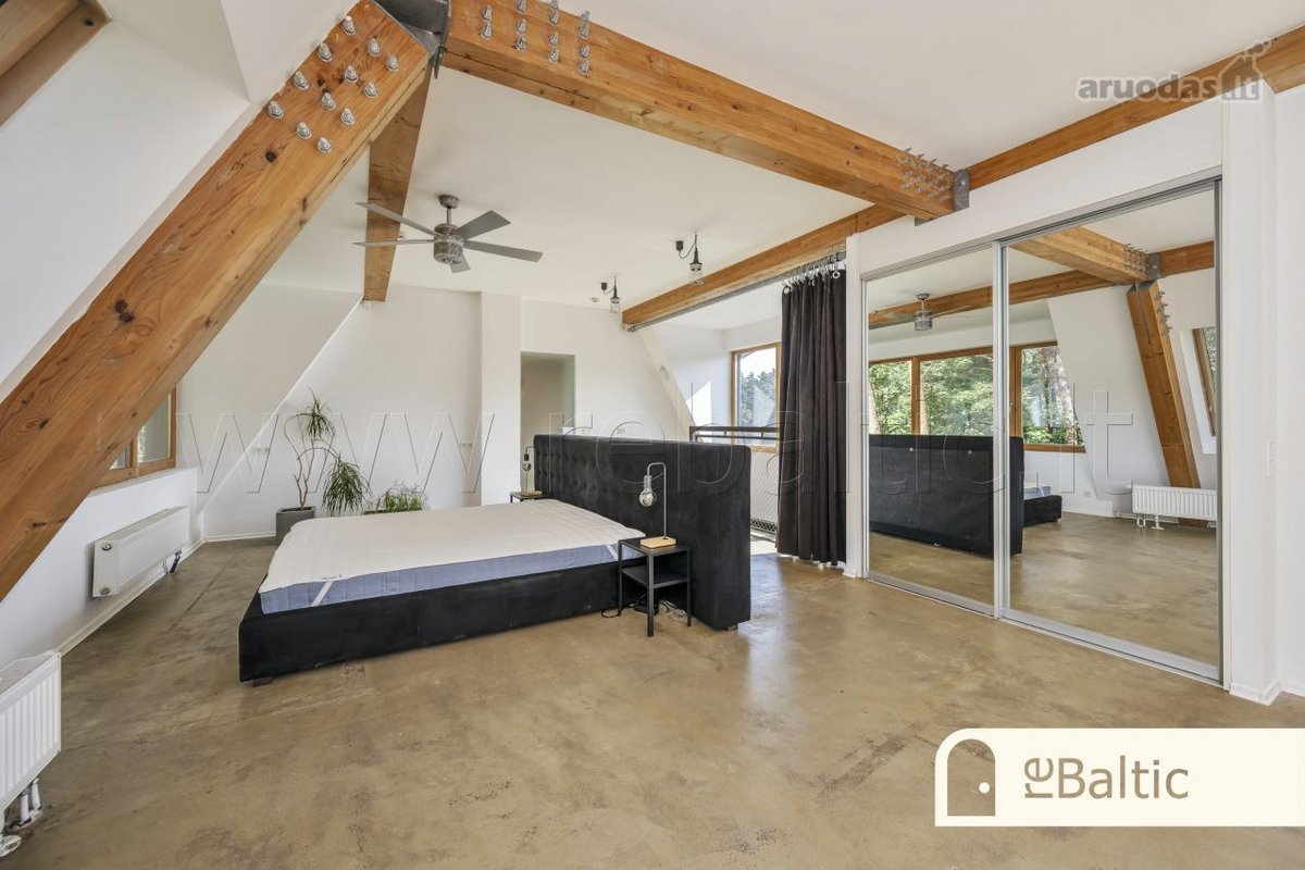 Erdvūs trijų kambarių apartamentai su didele - nuotraukos Nr. 17