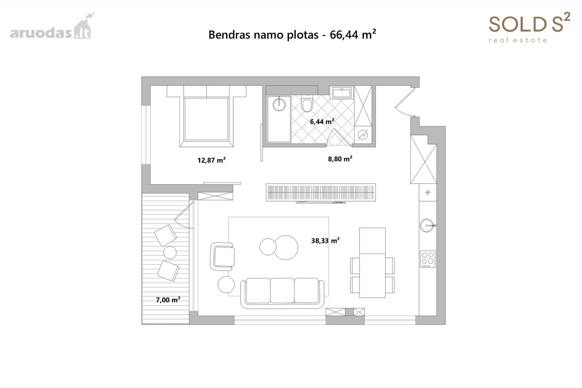 Naujos statybos projekte „Matau Vilnių“ - nuotraukos Nr. 24