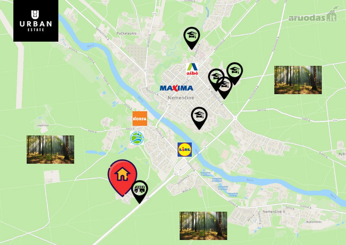 Tvarkingas, Jaukiai Įrengtas Butas Nemenčinės - nuotraukos Nr. 24