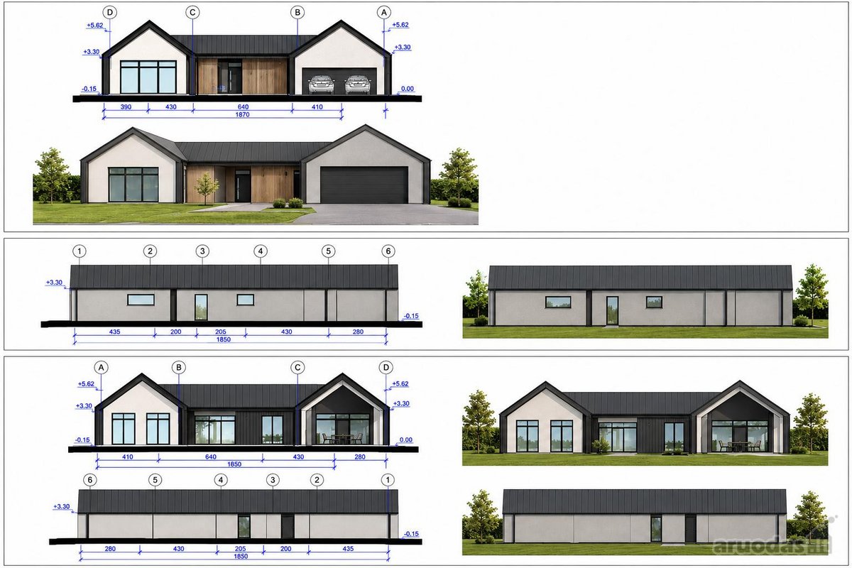 Parduodami Sklypai Su Namų Projektais Ir - nuotraukos Nr. 2