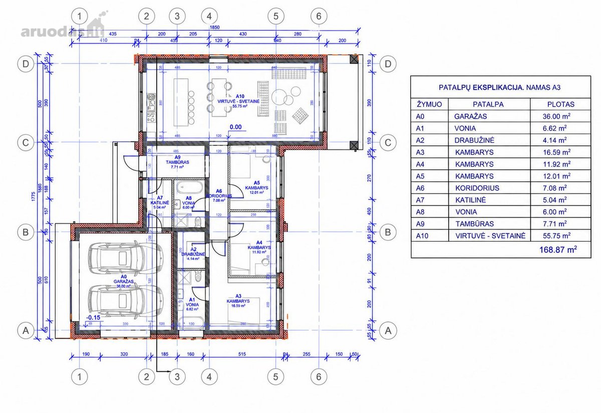 Parduodami Sklypai Su Namų Projektais Ir - nuotraukos Nr. 9