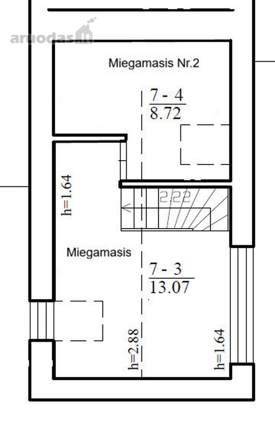 Parduodamas 3 Kambarių Naujas Pilnai Įrengtas - nuotraukos Nr. 17