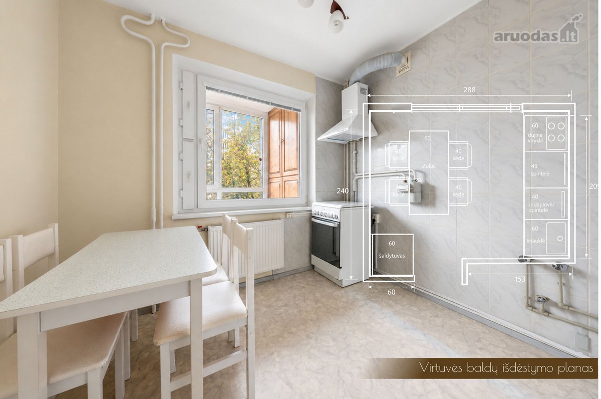 Parduodamas erdvus ir šviesus 3 kambarių - nuotraukos Nr. 19