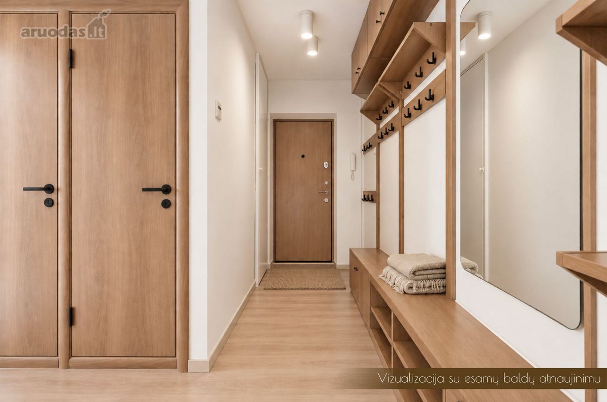 Parduodamas erdvus ir šviesus 3 kambarių - nuotraukos Nr. 25