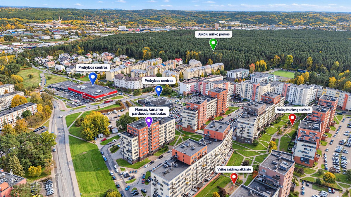 Parduodamas šviesus ir funkcionaliai - nuotraukos Nr. 18