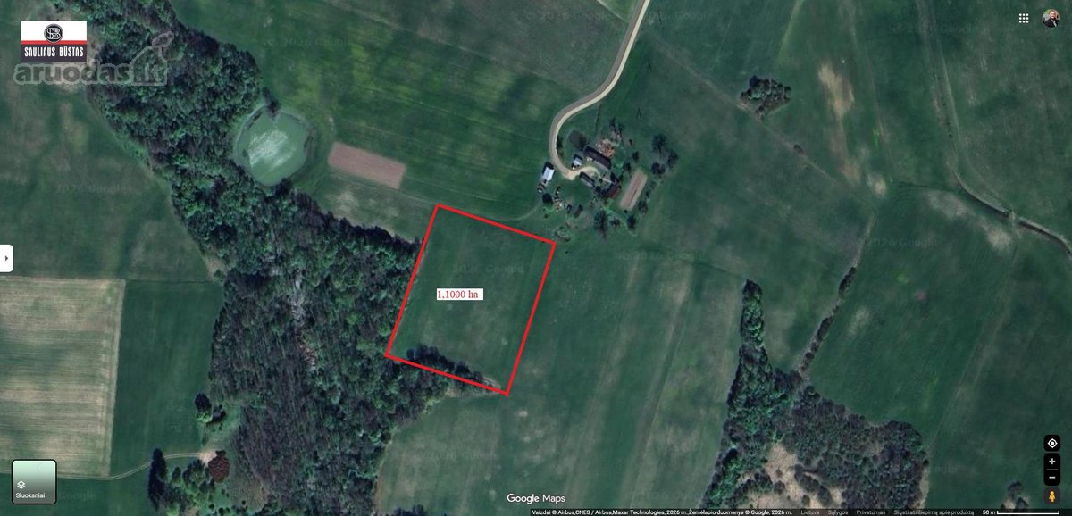 Parduodamas labai gražus 1,1000 ha žemės - nuotraukos Nr. 6