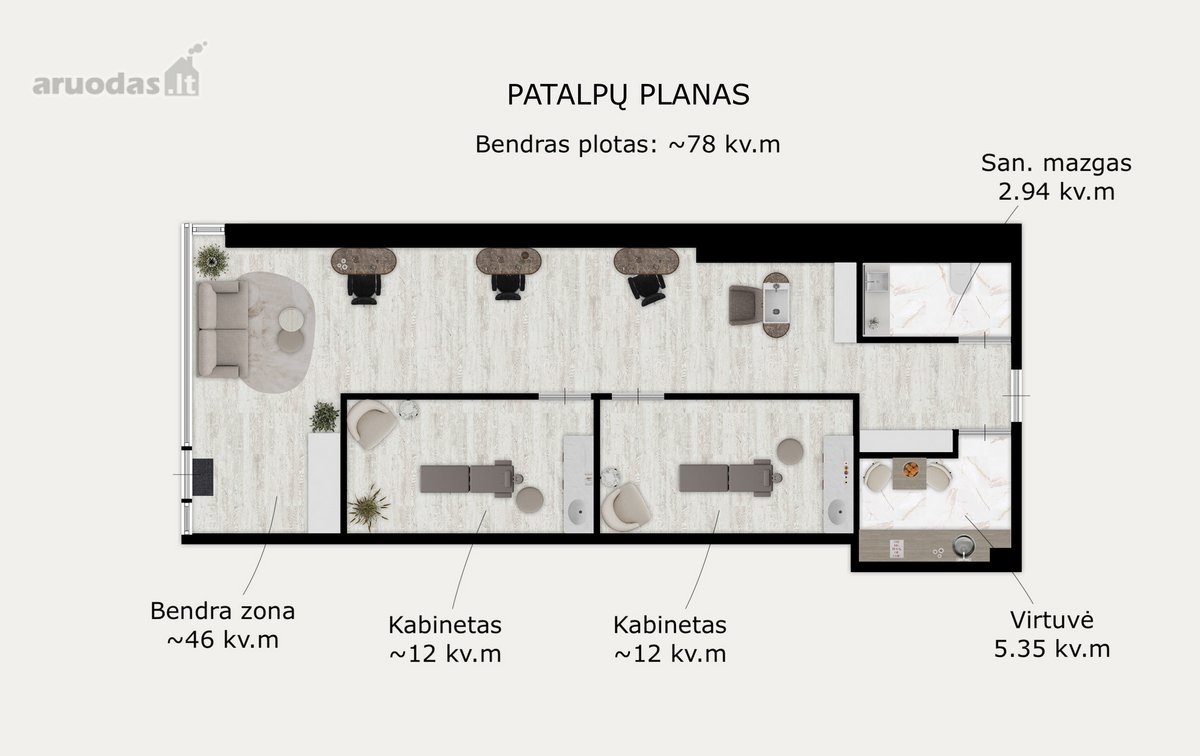 Išnuomojamos komercinės patalpos Vilniaus - nuotraukos Nr. 11