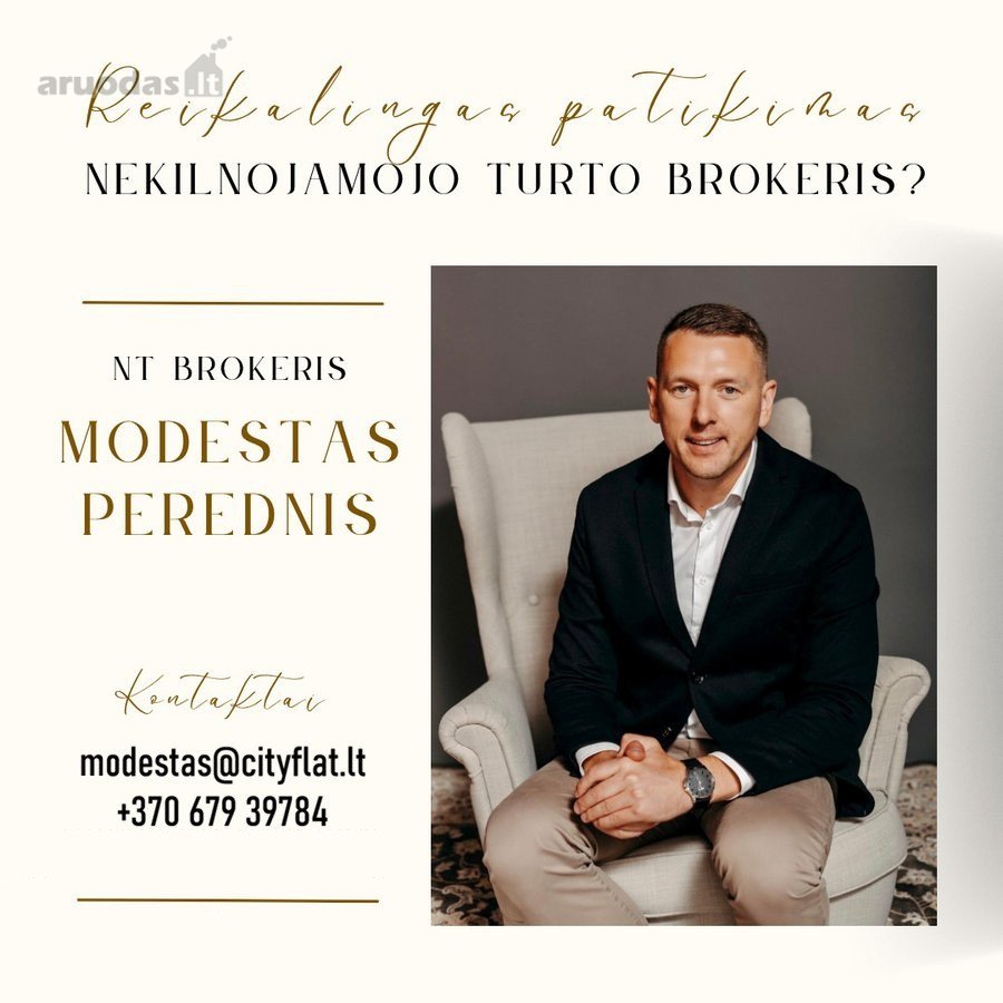 Parduodamas šviesus 3 kambarių butas - nuotraukos Nr. 27