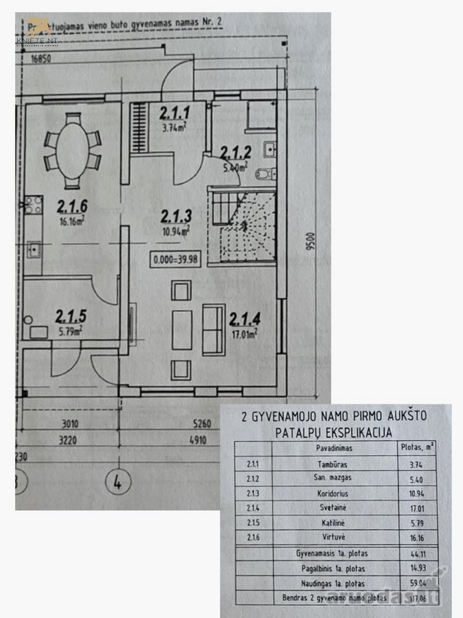 Parduodami šviesūs ir jaukūs namai Gargžduose - nuotraukos Nr. 37