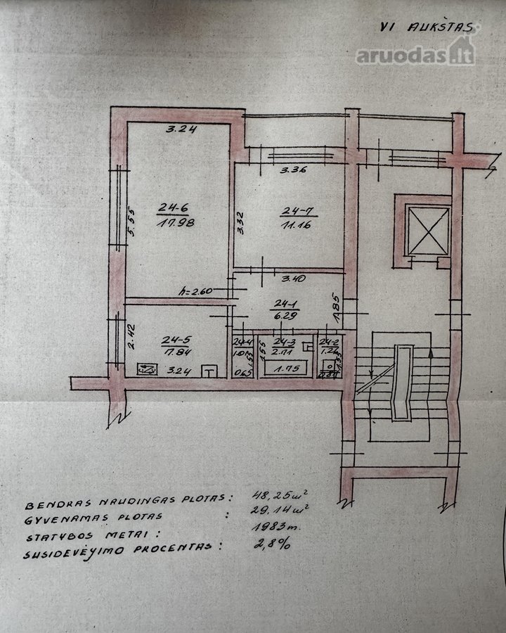 Parduodamas tvarkingas 2 k. butas, Dainavos - nuotraukos Nr. 13