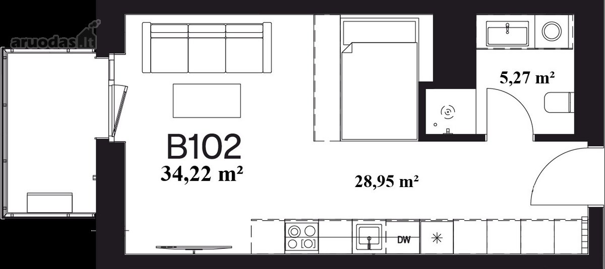 P70 – namai aktyviam miesto žmogui, kurio - nuotraukos Nr. 8