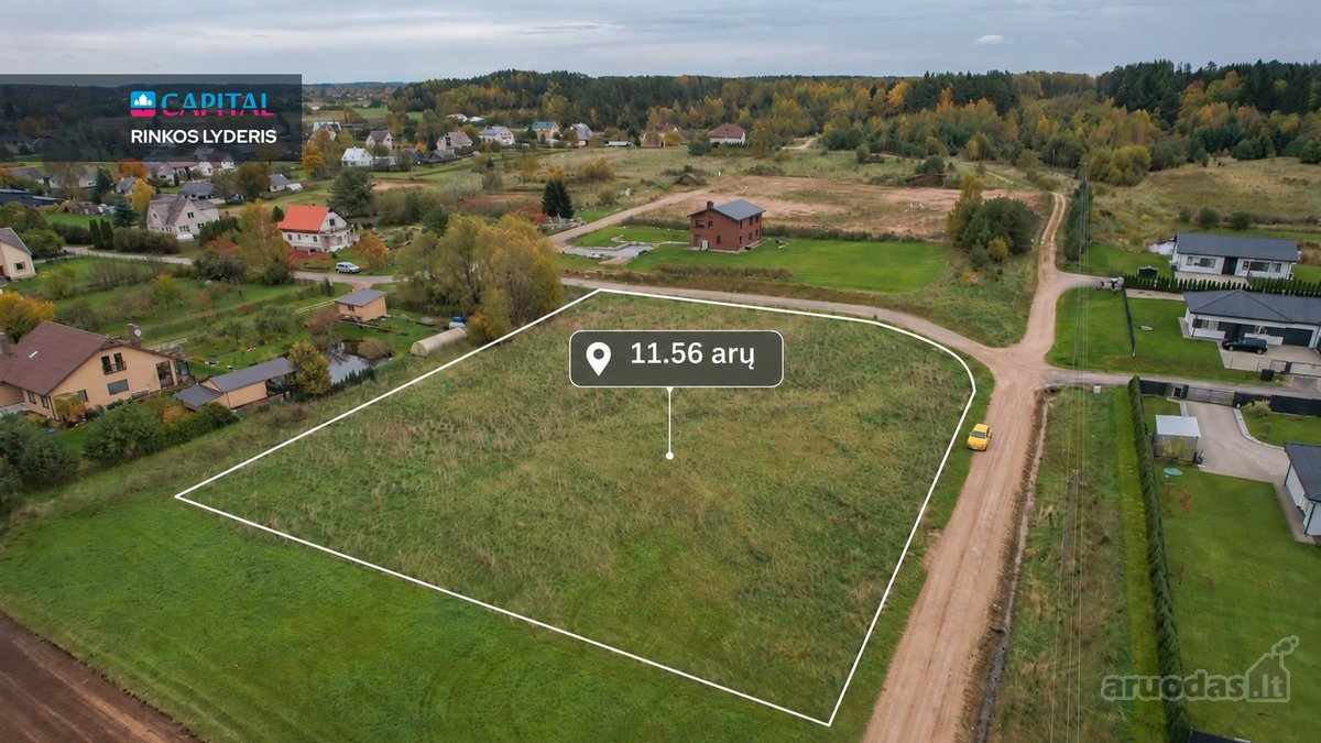 Parduodamas 11,56 Arų Sklypas Rugiagėlių G., - nuotraukos Nr. 4