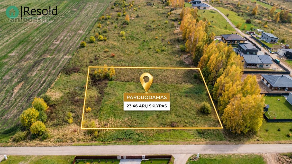 Parduodamas Erdvus 23,46 Arų Namų Valdos - nuotraukos Nr. 2