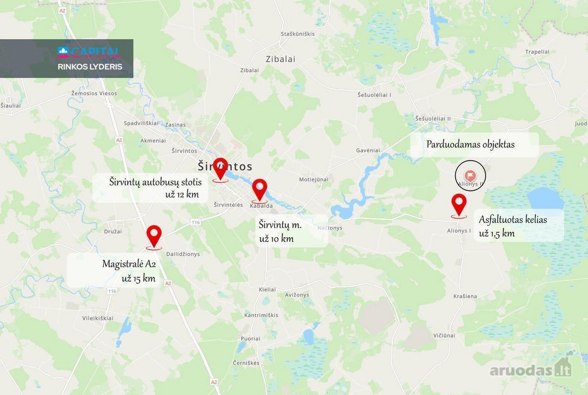 Parduodama jauki sodyba Alionių II kaime, - nuotraukos Nr. 42