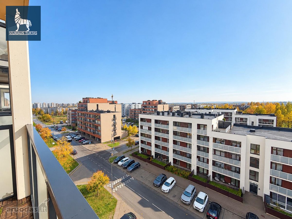 Nuomojamas šviesus 2 kambarių butas Pilaitėje - nuotraukos Nr. 14