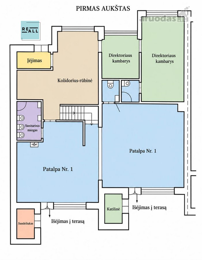 Nuomojamos Funkcionalios 300 M² Komercinės - nuotraukos Nr. 27