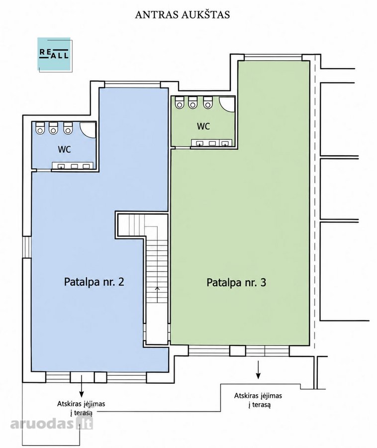 Nuomojamos Funkcionalios 300 M² Komercinės - nuotraukos Nr. 28