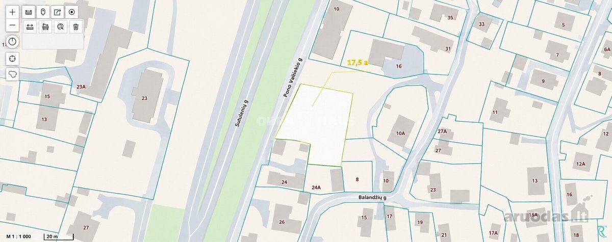 Išskirtinis 17,5 A Sklypas Markučiuose – - nuotraukos Nr. 14