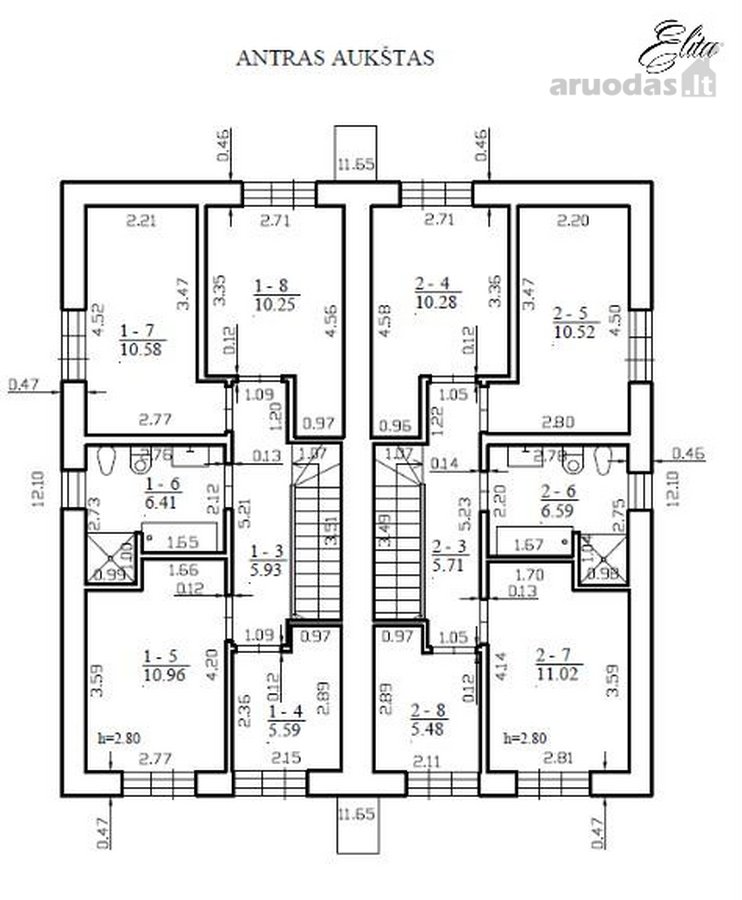 ** Modernus, Pilnai Įrengtas 2-jų Aukštų - nuotraukos Nr. 19