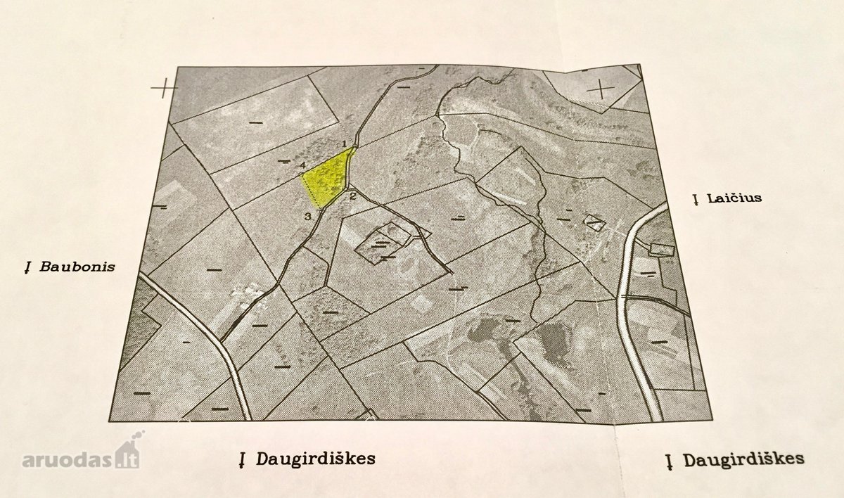 Parduodamas žemės ūkio paskirties 465 arų (4 - nuotraukos Nr. 3