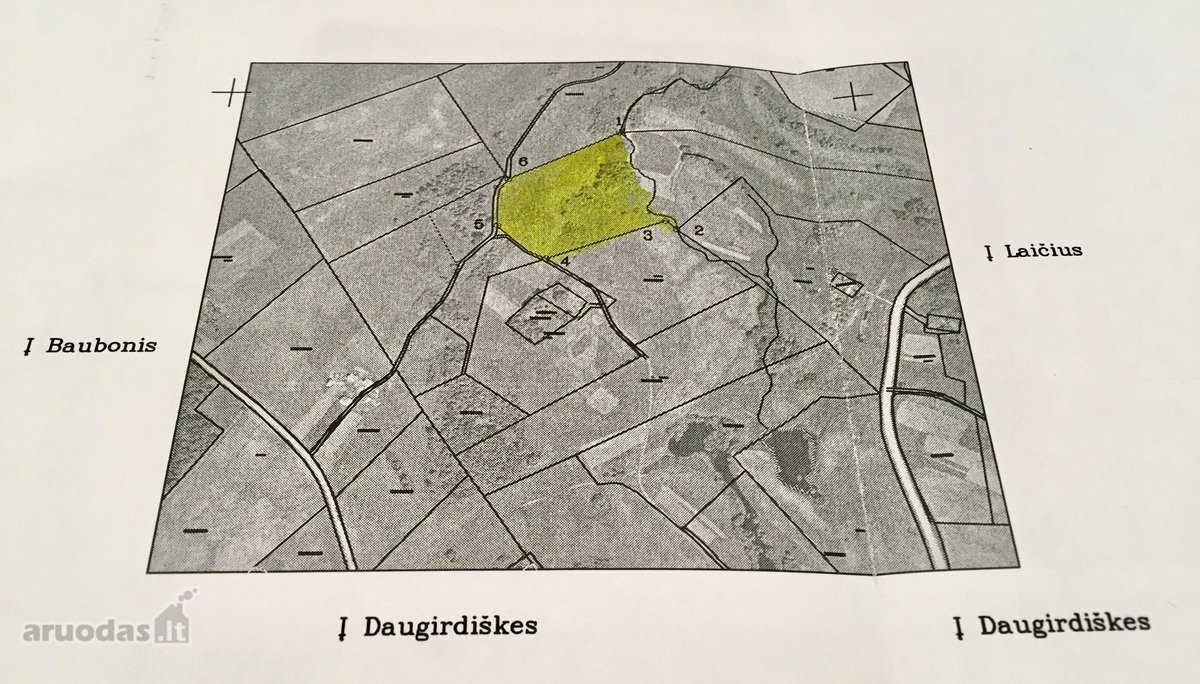 Parduodamas žemės ūkio paskirties 465 arų (4 - nuotraukos Nr. 2