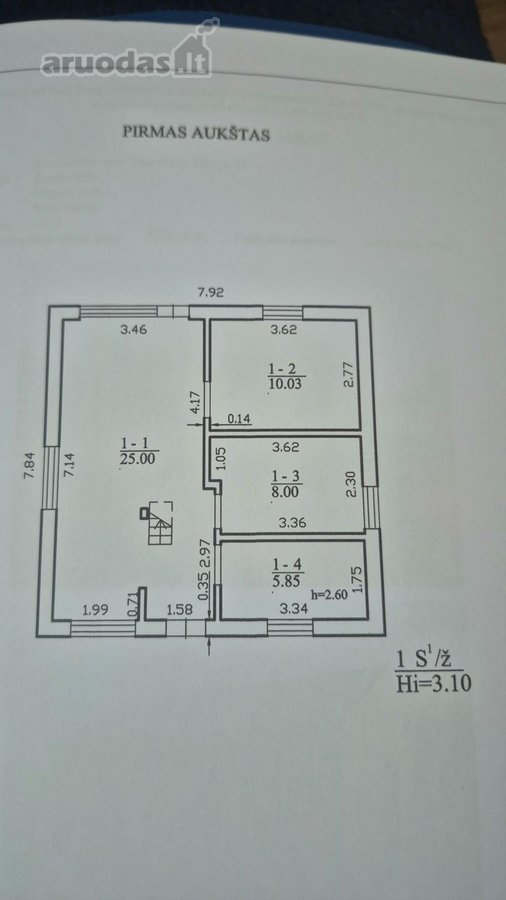Parduodamas naujos statybos 50m2 karkasinis - nuotraukos Nr. 17