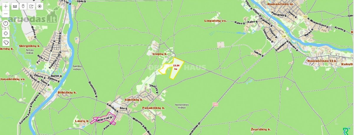 Parduodami trys žemės sklypai Nemenčinės - nuotraukos Nr. 11