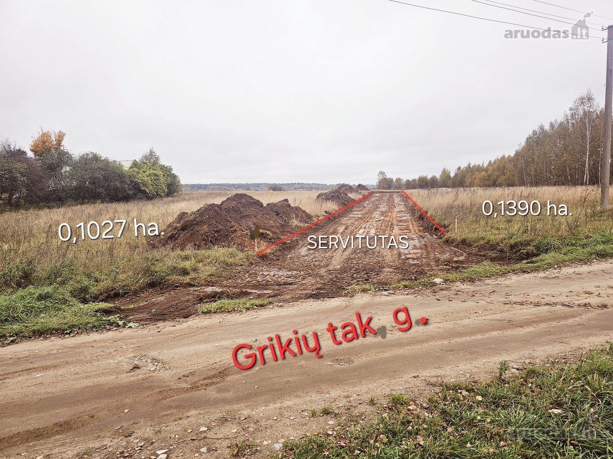 Parduodami 2 namų valdos žemės sklypai Grikių - nuotraukos Nr. 8