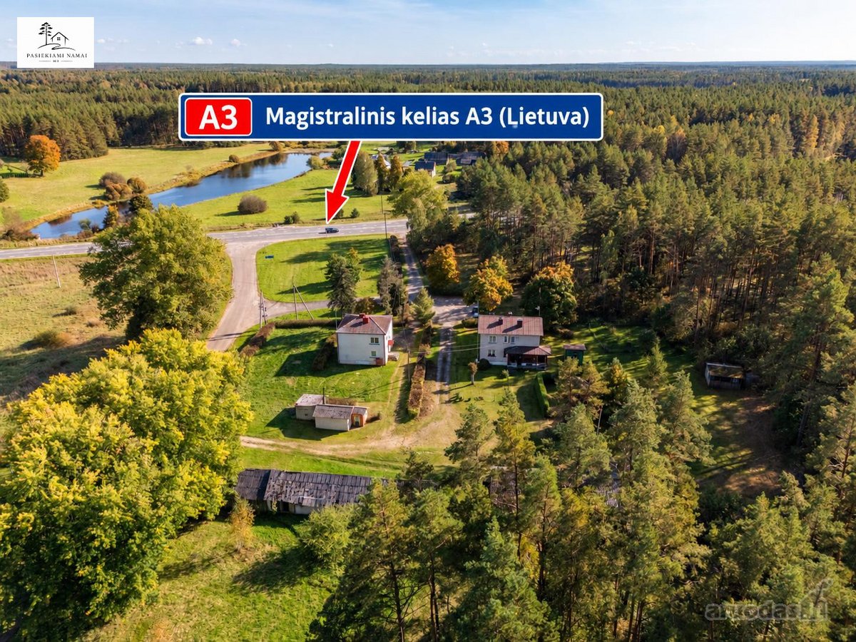 Pušyno Apsuptyje - Namo Dalis Su Žeme, Garažu - nuotraukos Nr. 5
