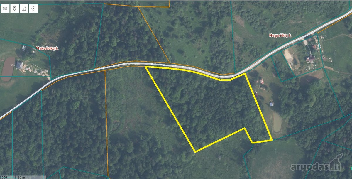 Parduodamas 2,33 ha sklypas su mišku – rami - nuotraukos Nr. 7