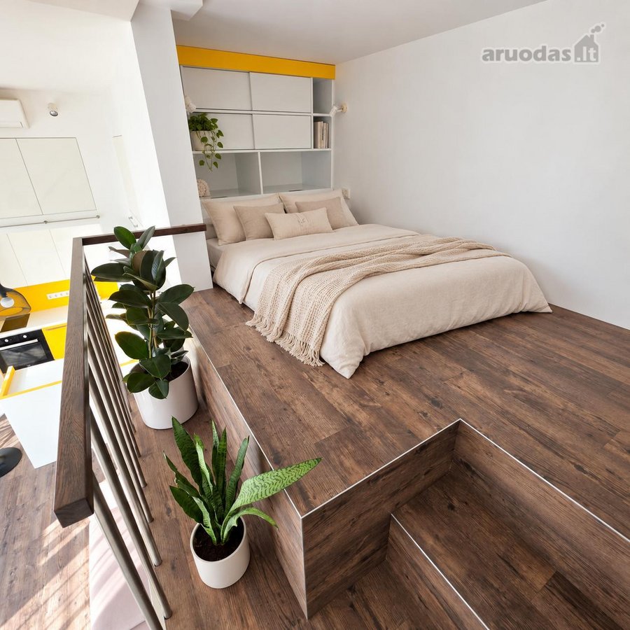 Šviesus, stilingas dviejų lygių loftas - nuotraukos Nr. 11