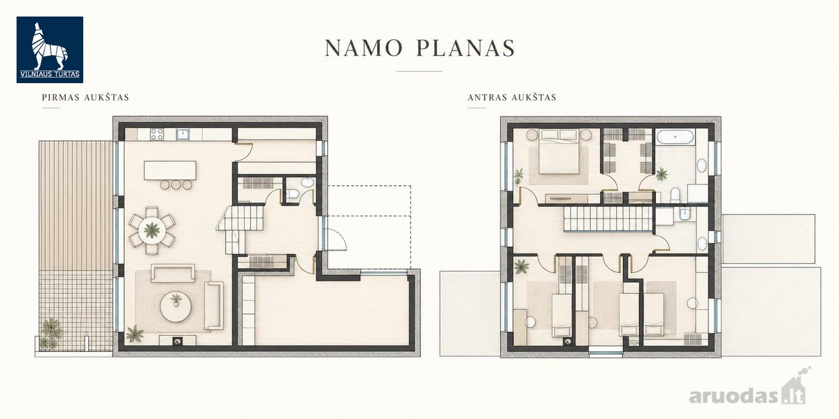 Išskirtinės Architektūros A++ Klasės Namas  - nuotraukos Nr. 14
