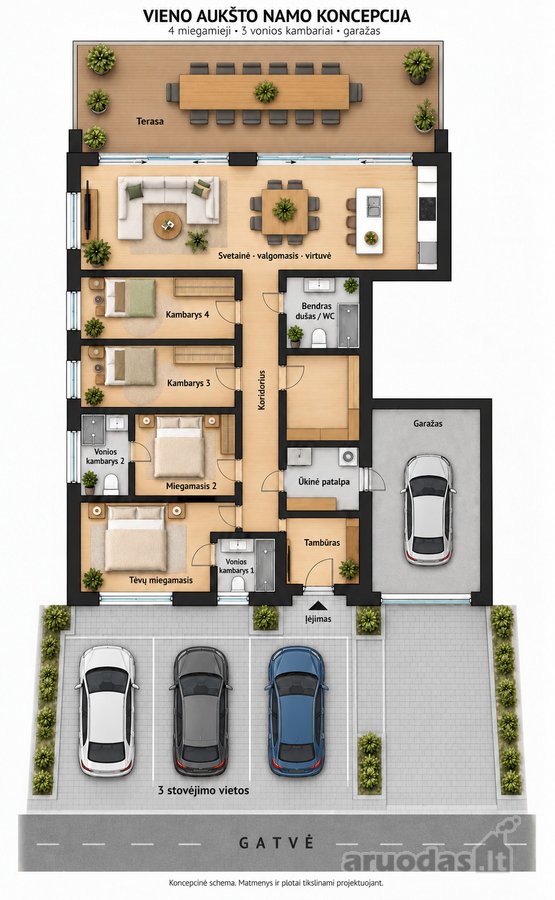 Keturių Sklypų Investicinis Projektas 8 - nuotraukos Nr. 2