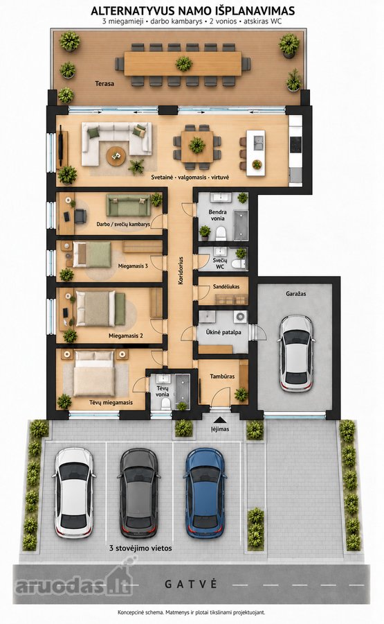 Keturių Sklypų Investicinis Projektas 8 - nuotraukos Nr. 4