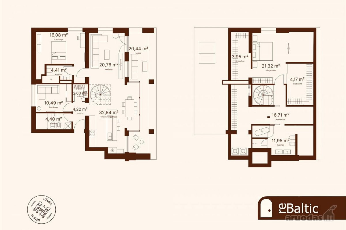 Prestižiniai 4 kambarių apartamentai - nuotraukos Nr. 27
