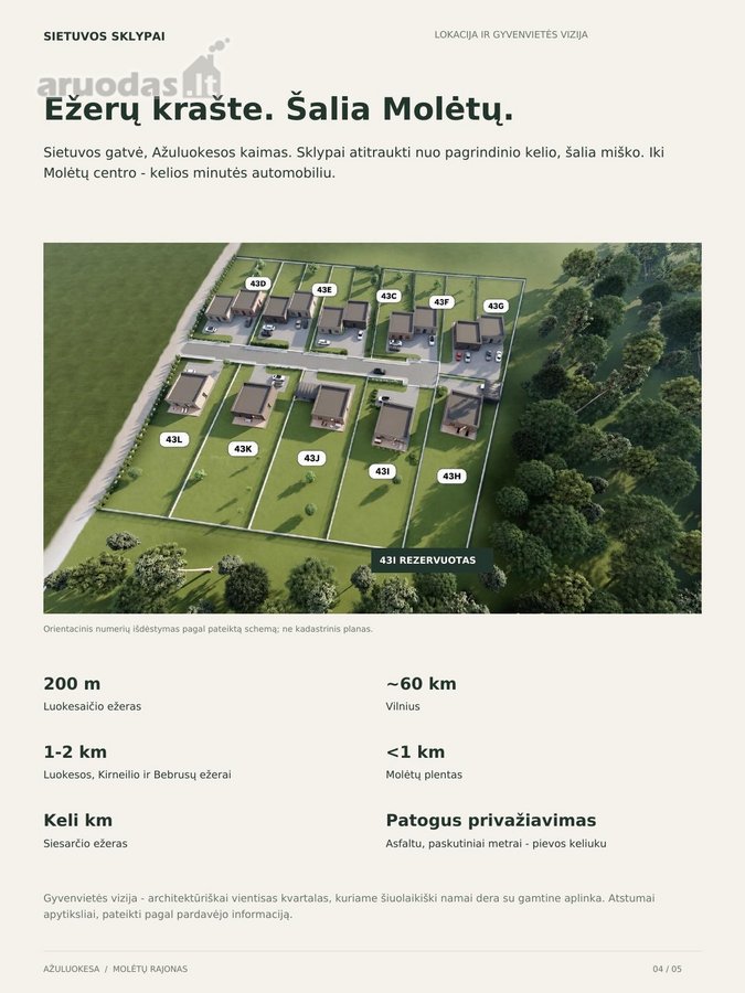 Namų valdos sklypai prie miško, 200 m iki - nuotraukos Nr. 4
