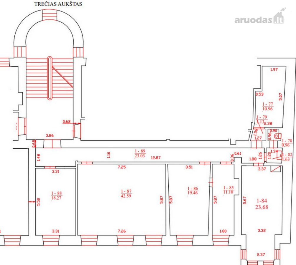 Nuomojamos administracinės patalpos Vilniaus - nuotraukos Nr. 11