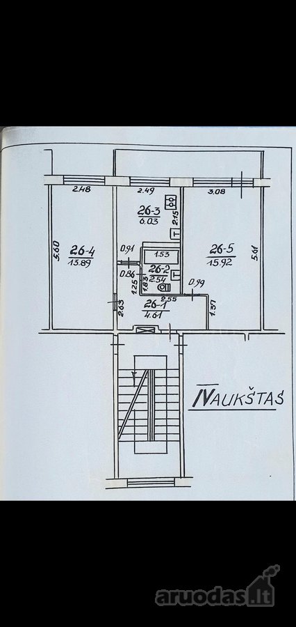 Parduodamas 3 Kamb. Butas Vileišio G. Su - nuotraukos Nr. 12