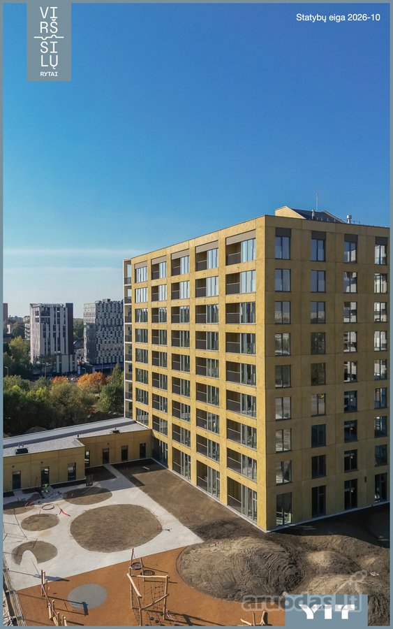 Parduodamas 4 kambarių butas naujai vystomame - nuotraukos Nr. 9