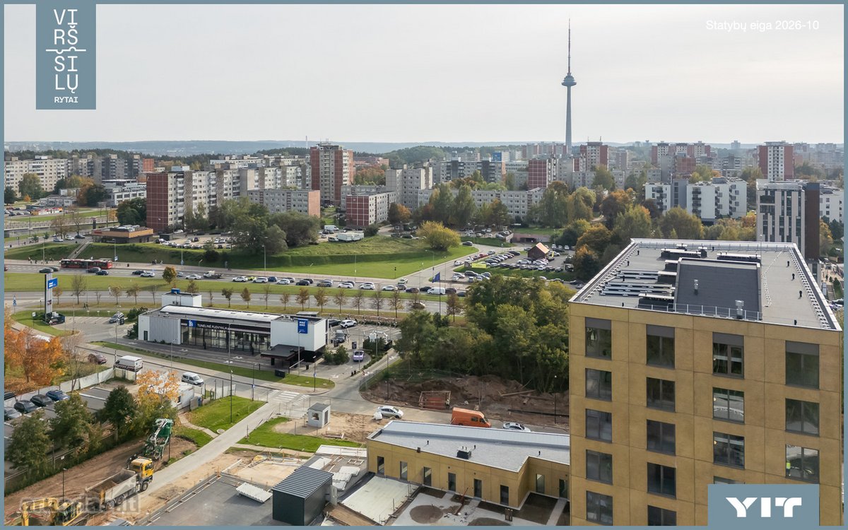 Parduodamas 4 kambarių butas naujai vystomame - nuotraukos Nr. 10