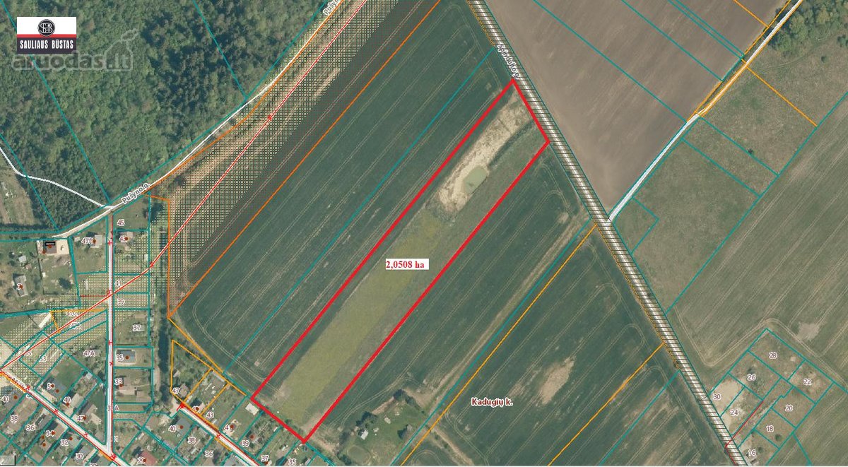 Parduodamas pigiai 2,0508 ha žemės sklypas - nuotraukos Nr. 2