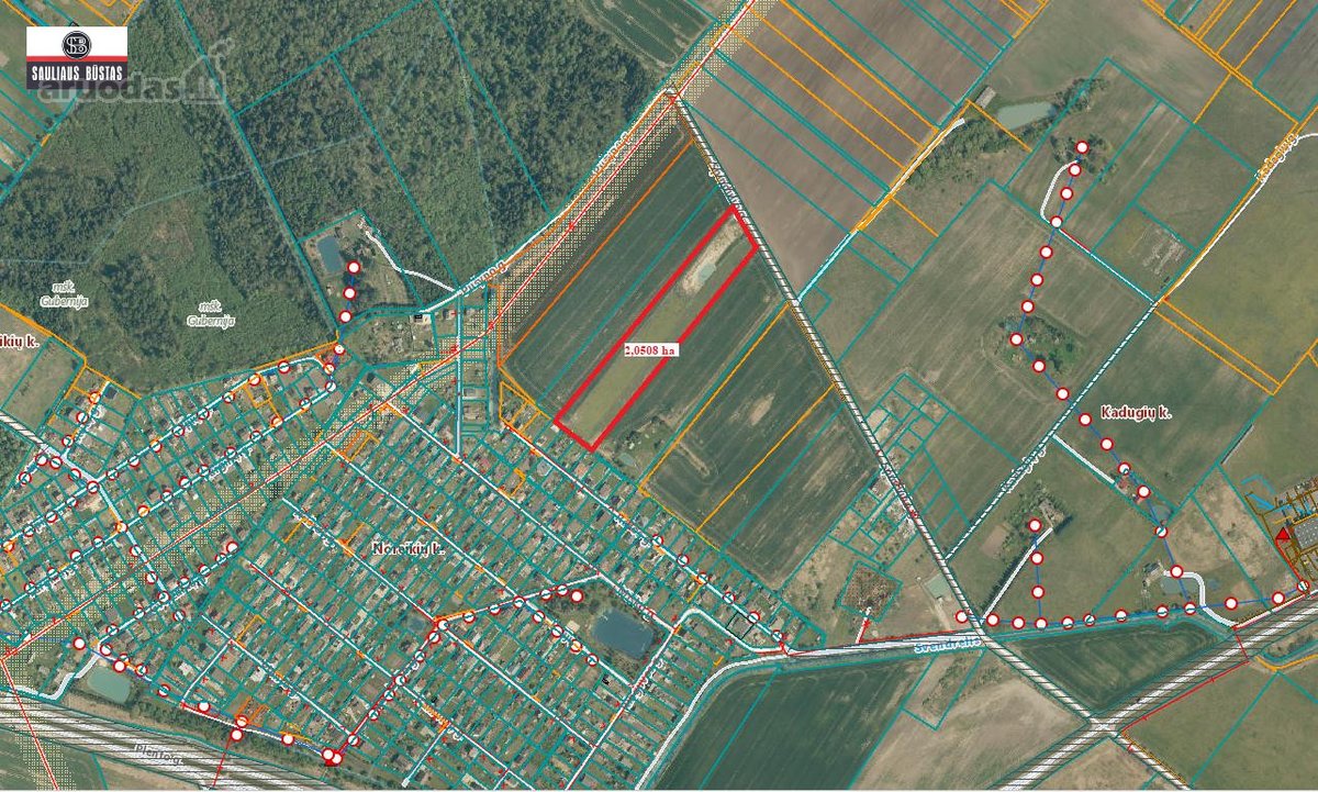 Parduodamas pigiai 2,0508 ha žemės sklypas - nuotraukos Nr. 3