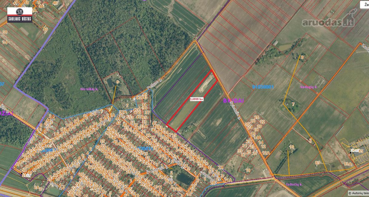 Parduodamas pigiai 2,0508 ha žemės sklypas - nuotraukos Nr. 4