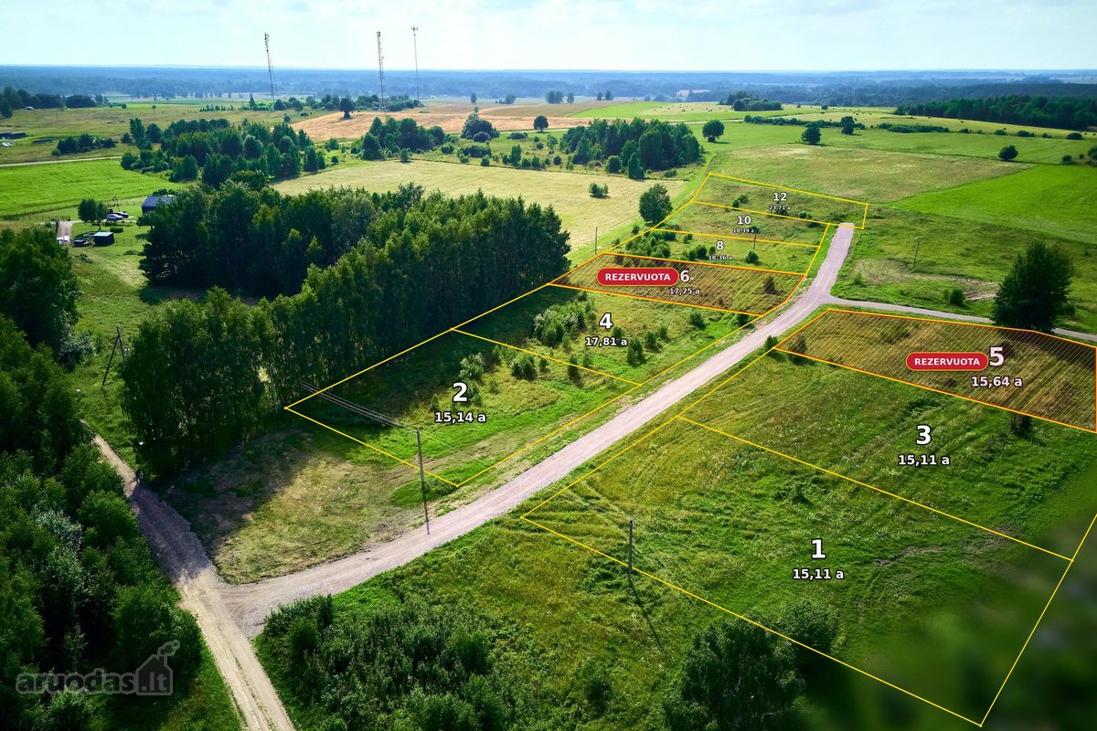 Gamtos apsuptyje parduodama 13 namų valdos - nuotraukos Nr. 7
