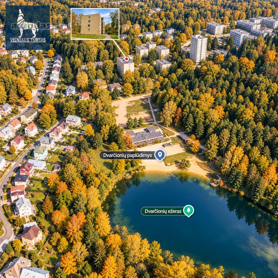 Jaukus 2 Kambarių Butas Dvarčionyse – Gamta - nuotraukos Nr. 10