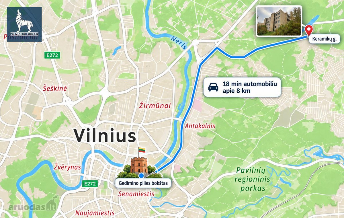Jaukus 2 Kambarių Butas Dvarčionyse – Gamta - nuotraukos Nr. 12