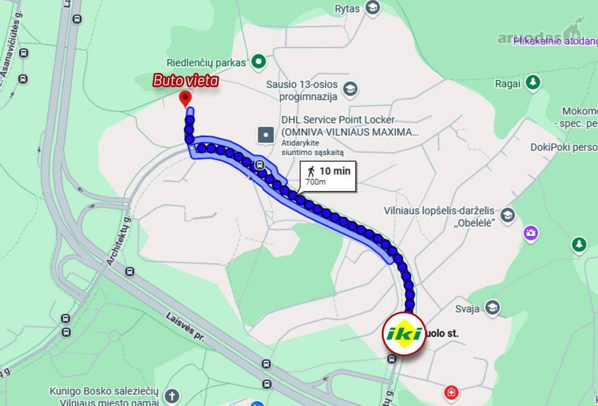 Parduodamas jaukus ir tvarkingas 3 kambarių - nuotraukos Nr. 22