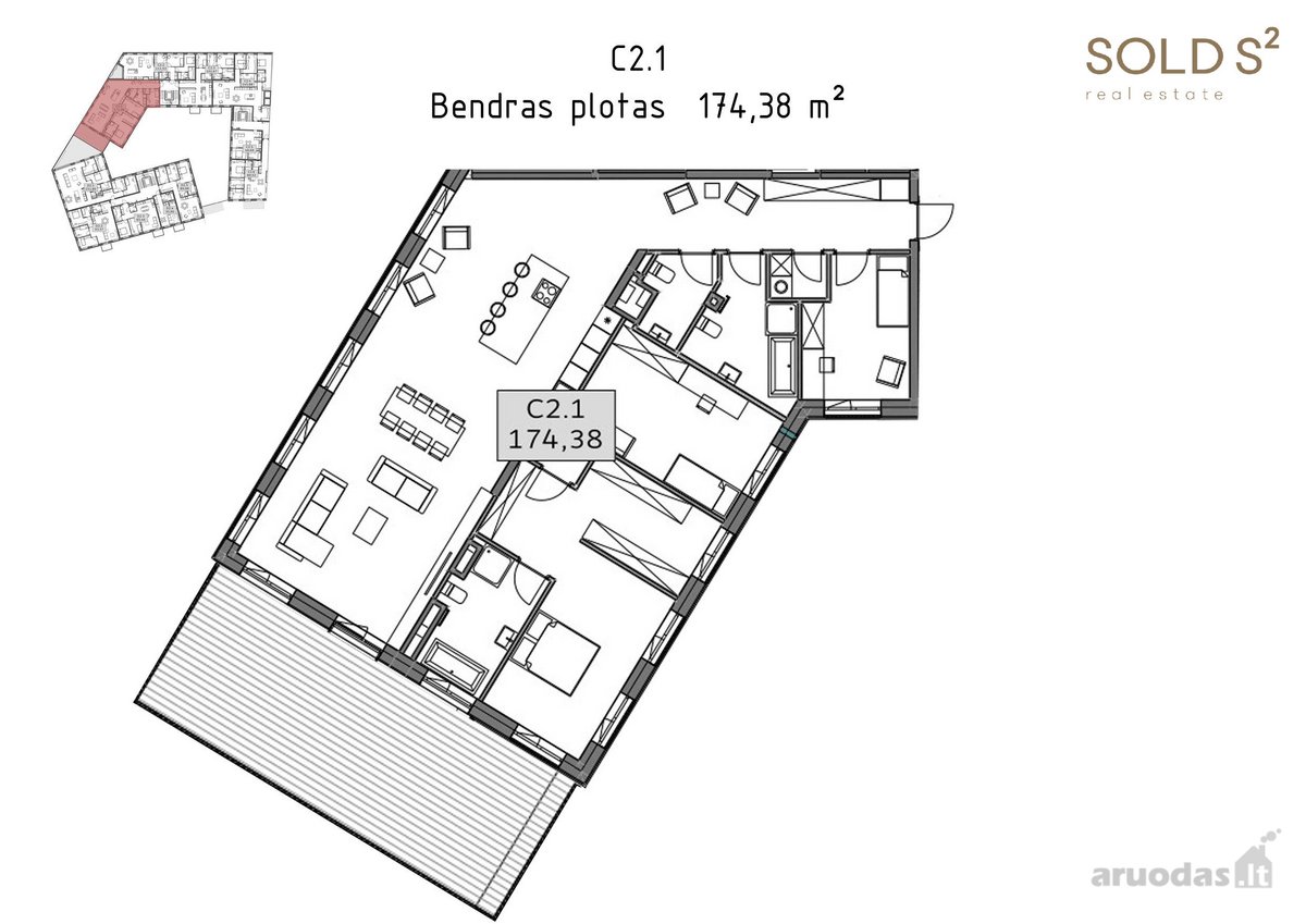 Naujos statybos projekte parduodami itin - nuotraukos Nr. 6