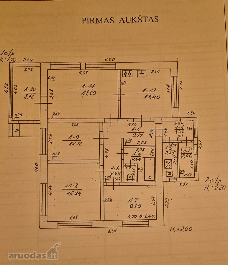 Parduodamas mūrinis, I-o aukšto namas su 15 - nuotraukos Nr. 44